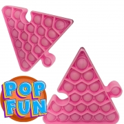Pop It Triângulo Encaixavel Rosa - Yes Toys