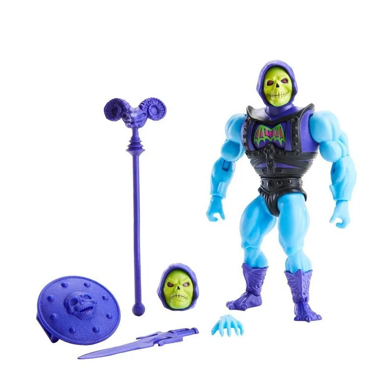 Boneco Esqueleto He-man Armadura + Acessórios Mattel