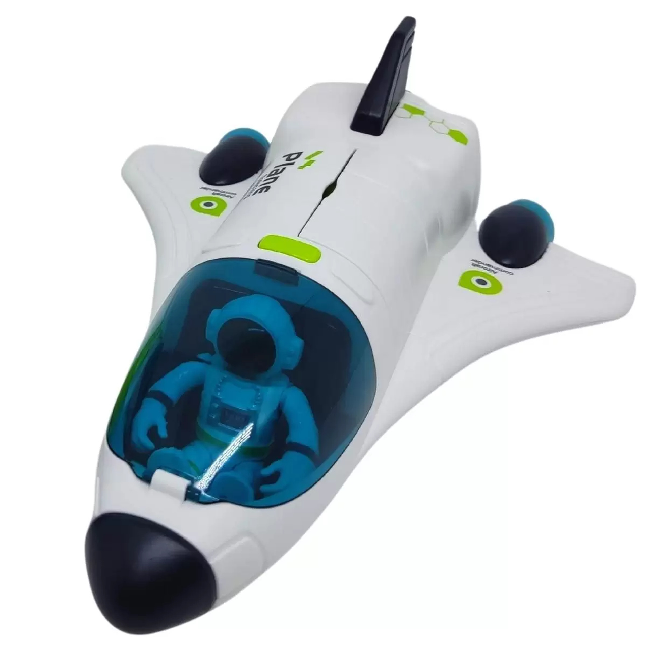 Brinquedo Kit Lunar Astronauta Veículo Espacial Foguete Nave Toyng