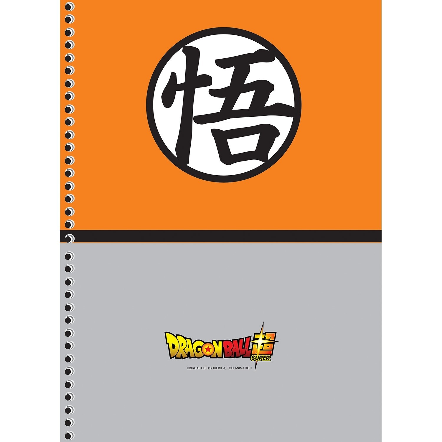 Caderno Dragon Ball Super Espiral Goku 160 Folhas 10 Matérias