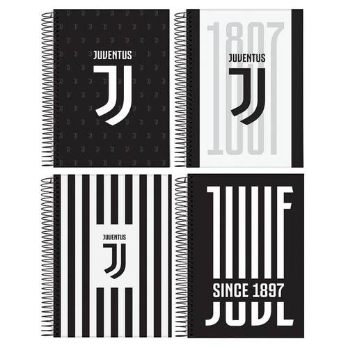 Caderno Juventus 200 Fls 10 Matérias Juve Sortido - Jandaia