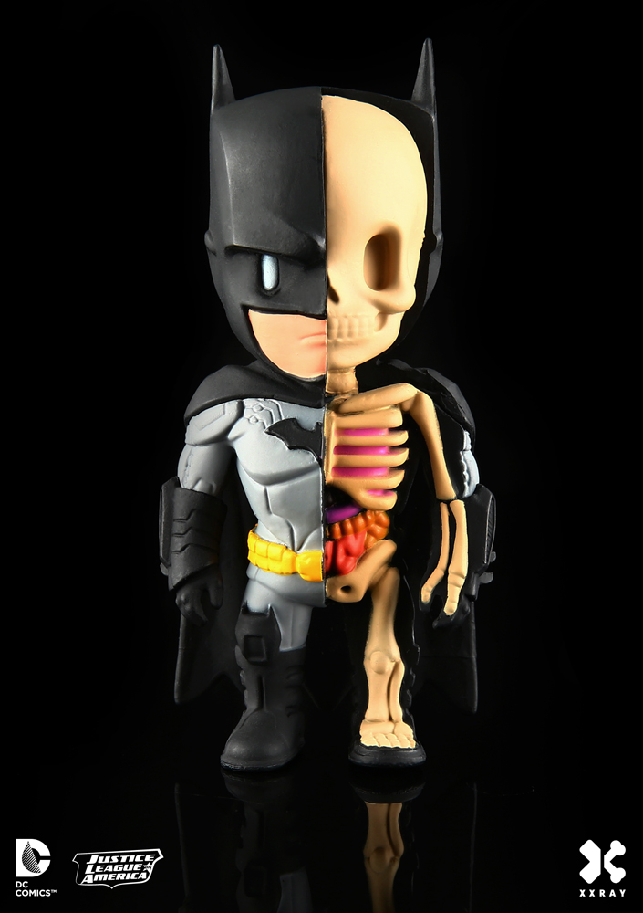 Kit 2 Bonecos Liga da Justiça XxRay Superman Vs Batman Dc Comics