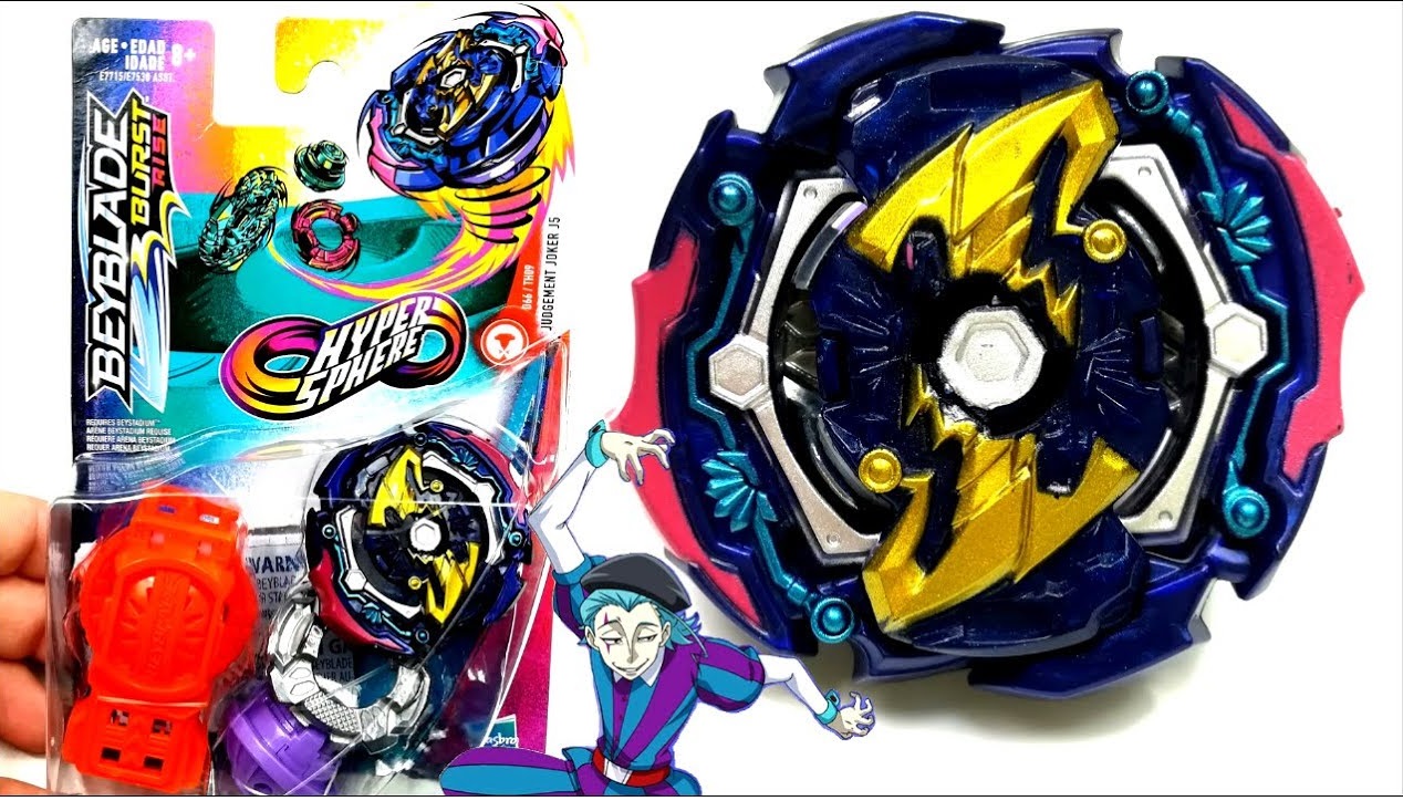 Kit 4 Beyblade Burst Elemento X + Judgement Joker J5 Hasbro c/2 Lançador 1 Grip