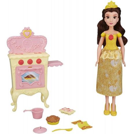 Kit Bonecas Disney Princesa Ariel + Princesa Bela com Penteadeiras 28cm Disney Hasbro