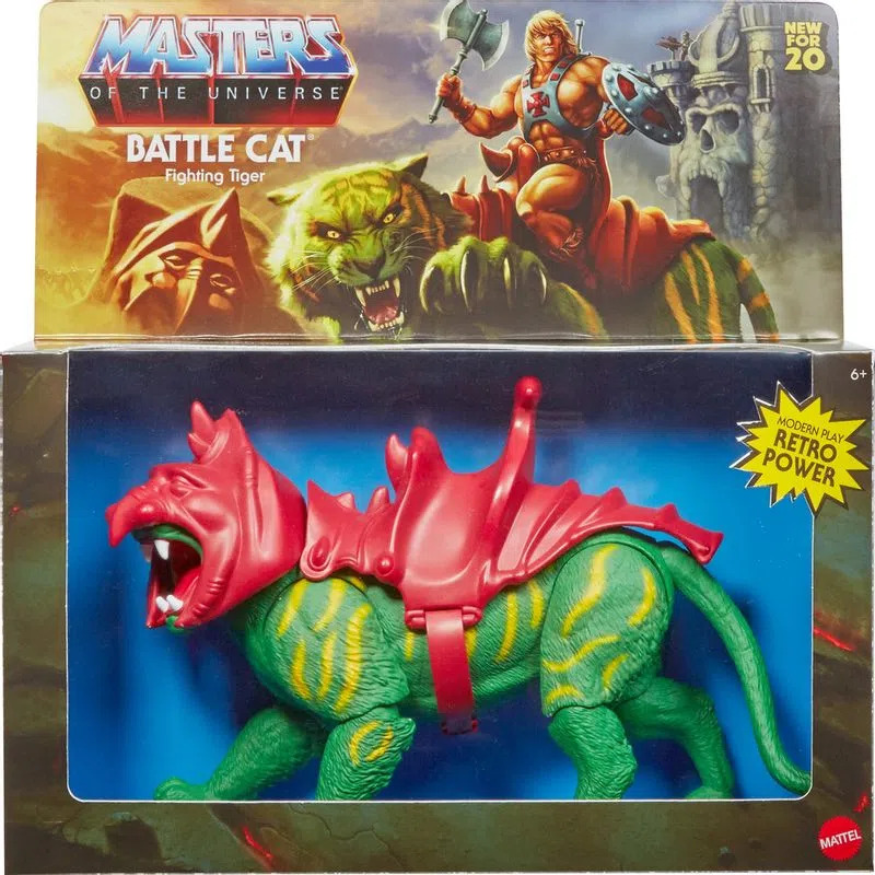 Kit Boneco He-man 15cm + Gato Guerreiro 25cm - Mattel
