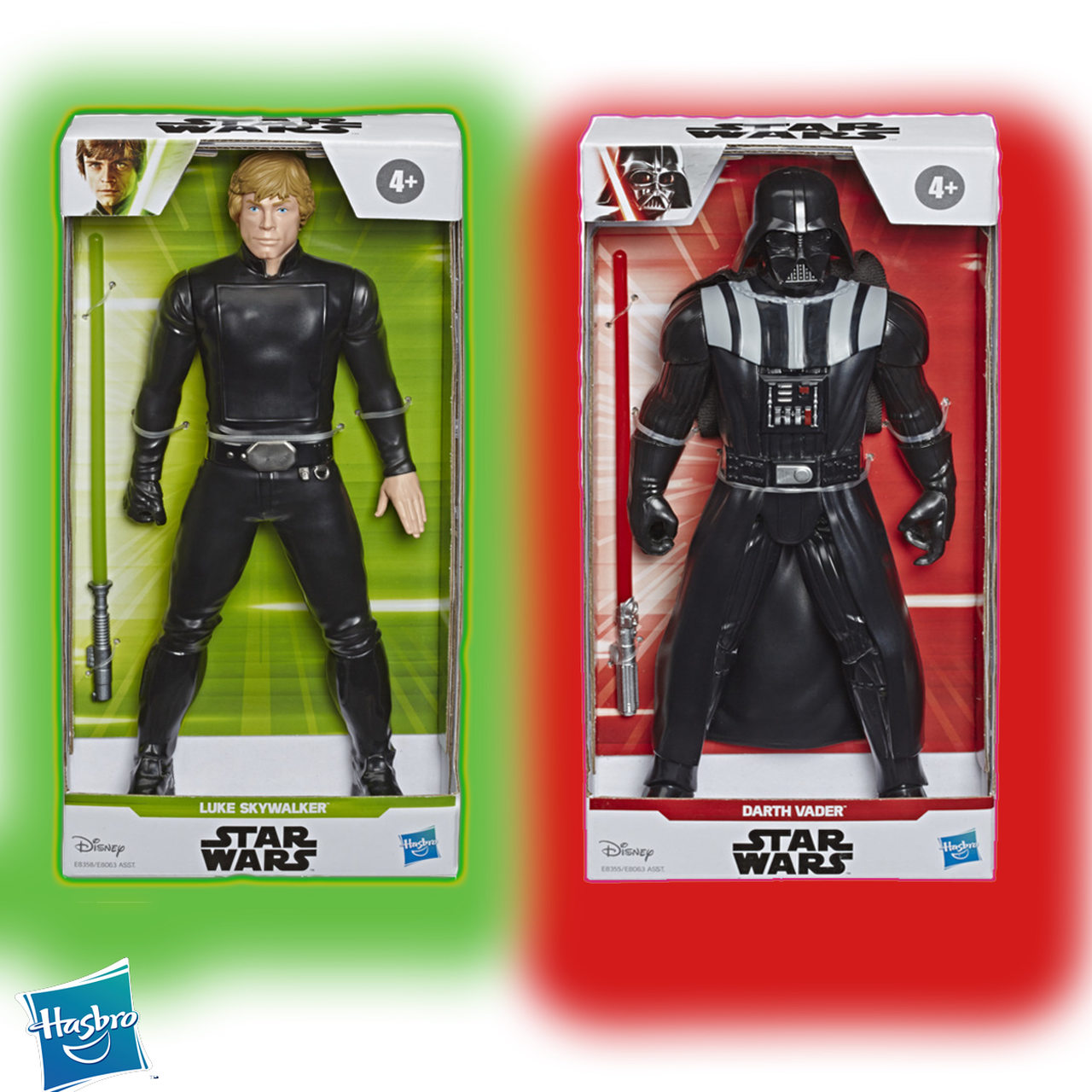 Kit Bonecos Star Wars Luke Skywalker vs. Darth Vader Hasbro