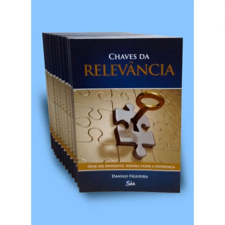 Livro Chaves da Relevância - Danilo Figueira - Selah Produções - 25 unidades