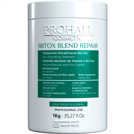 Prohall Blend Repair - Btox Orgânico Sem Formol 1kg