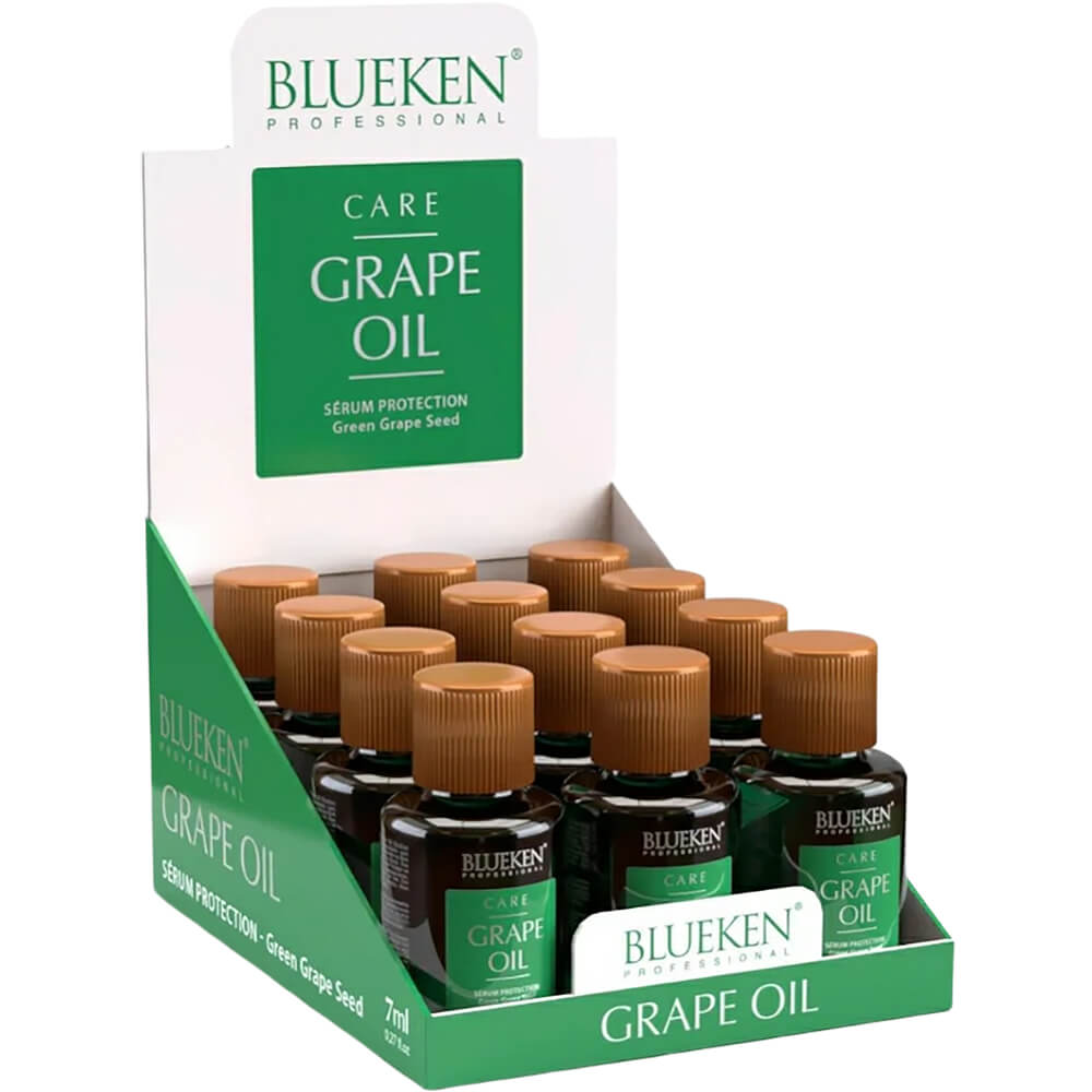 Blueken Grape Oil - Reparador de Pontas Óleo de Uva Verde 12x 7ml