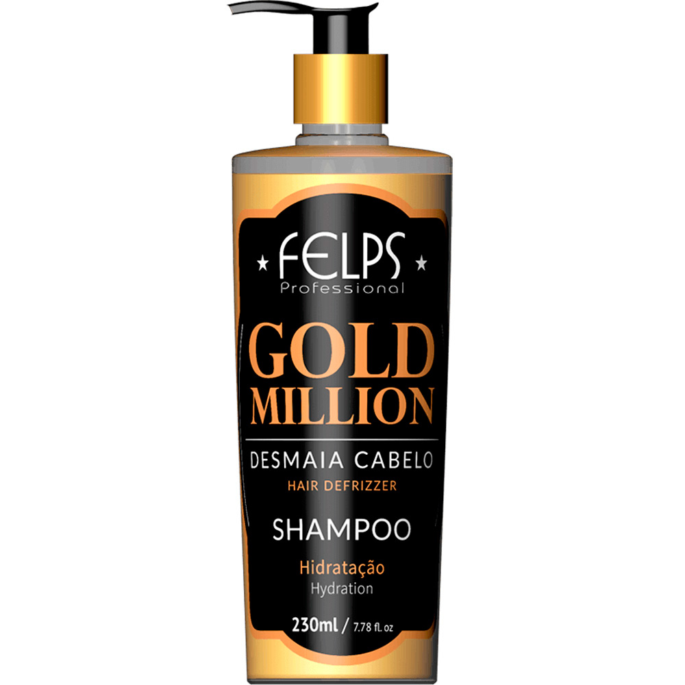 Felps Gold Million - Shampoo Desmaia Cabelo 230ml