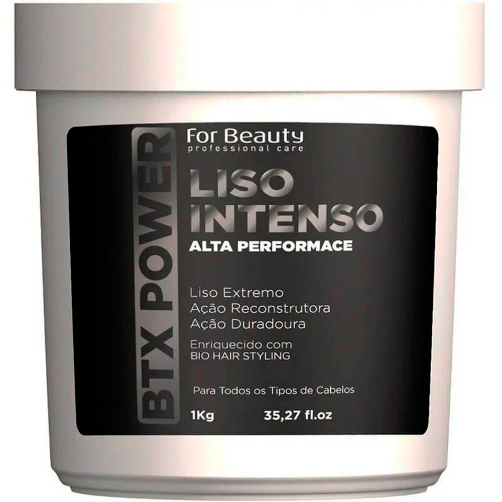 For Beauty BTX Power Liso Intenso - Btox Extremo Liso Ação Reconstrutora 1kg