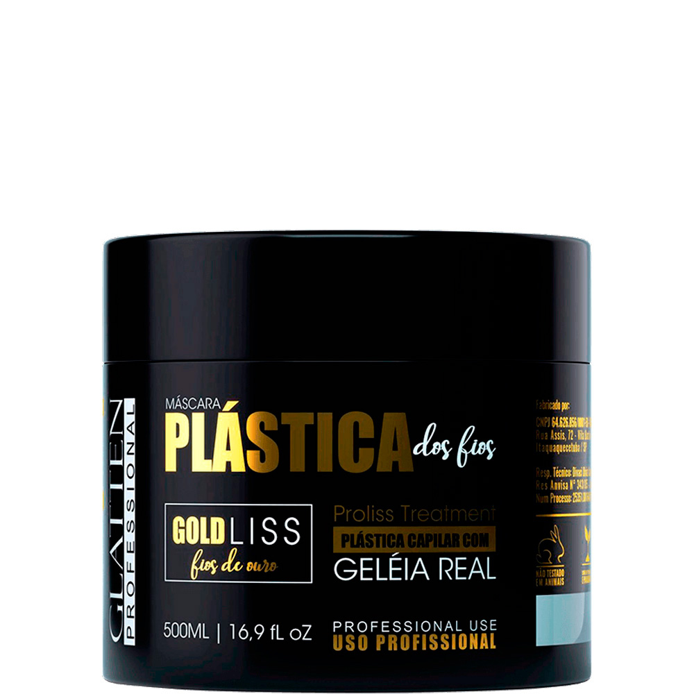 Glatten Plástica dos Fios - Máscara Geleia Real 500g