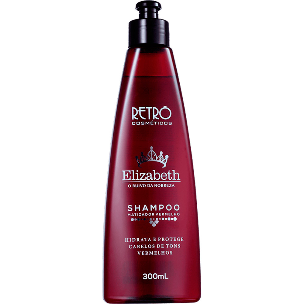 Retrô Red Elisabeth - Shampoo Matizador Vermelho 300ml