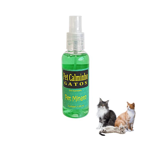 Spray Calmante Para Gatos Equilíbrio Emocional 120ml Pet Minato