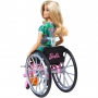 Boneca Barbie Cadeira De Rodas Fashionista 165 Loira - Grb93
