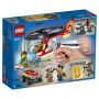 Lego City Combate Ao Fogo Com Helicóptero 93 Peças - 60248