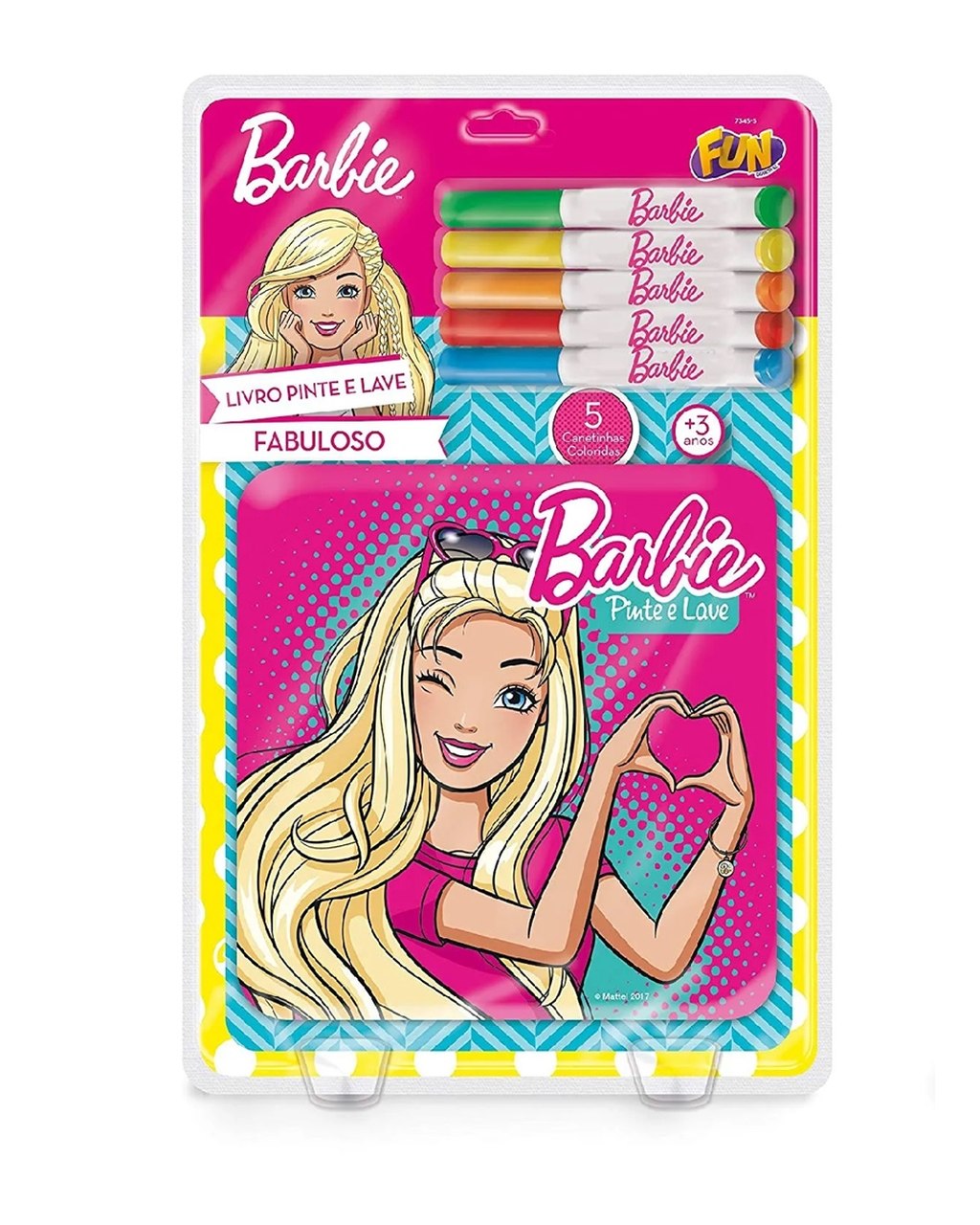Barbie Livro Pinte E Lave Fabuloso - Fun F00164