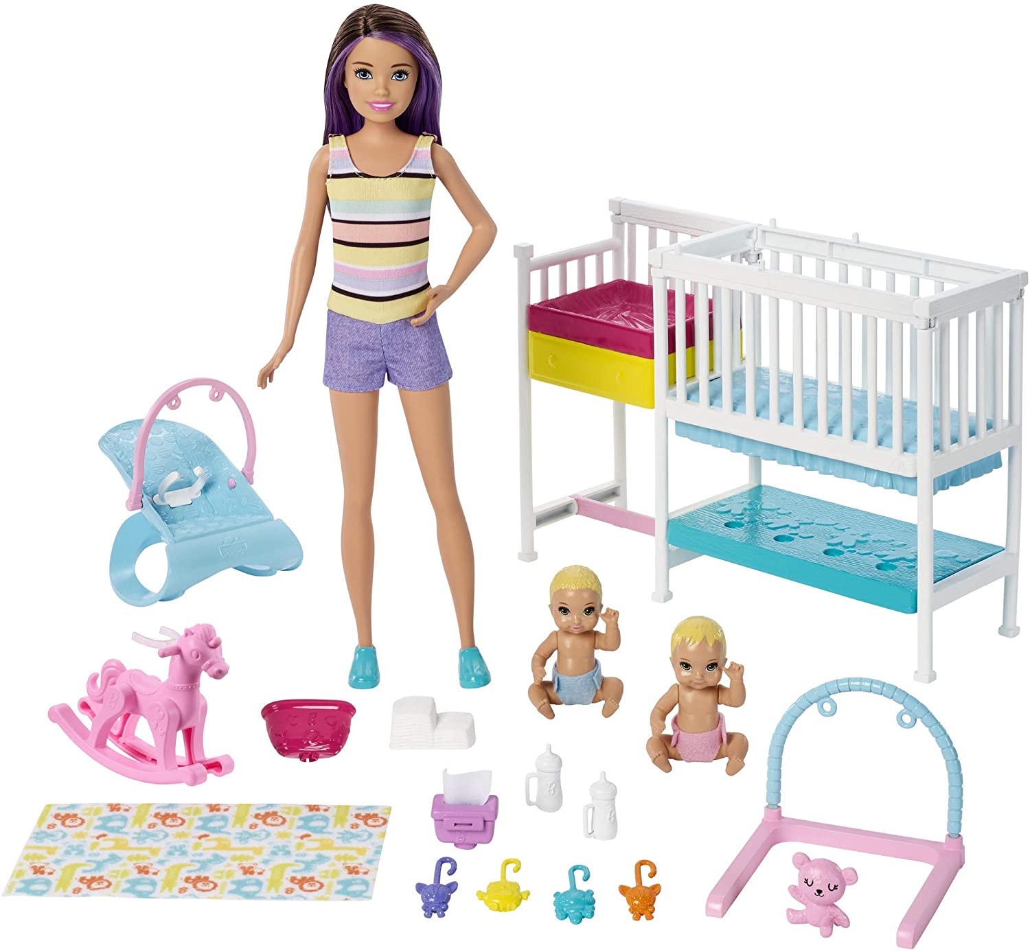 Boneca Barbie Skipper Playset Escola De Bebês - Mattel GFL38