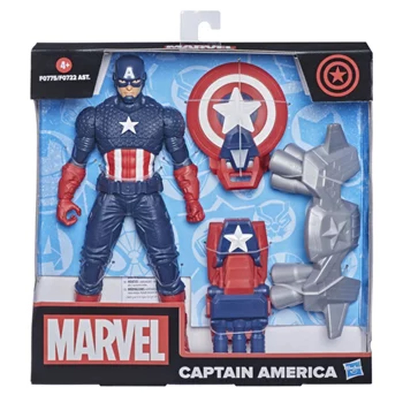 Boneco Capitão América Marvel Figura Ulympus - Hasbro F0775