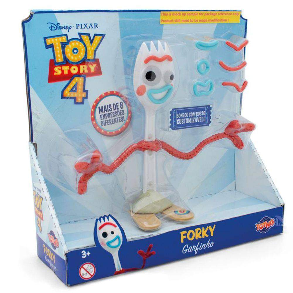 Boneco Forky Garfinho Customizável 16 cm Toy Story 4 - Toyng