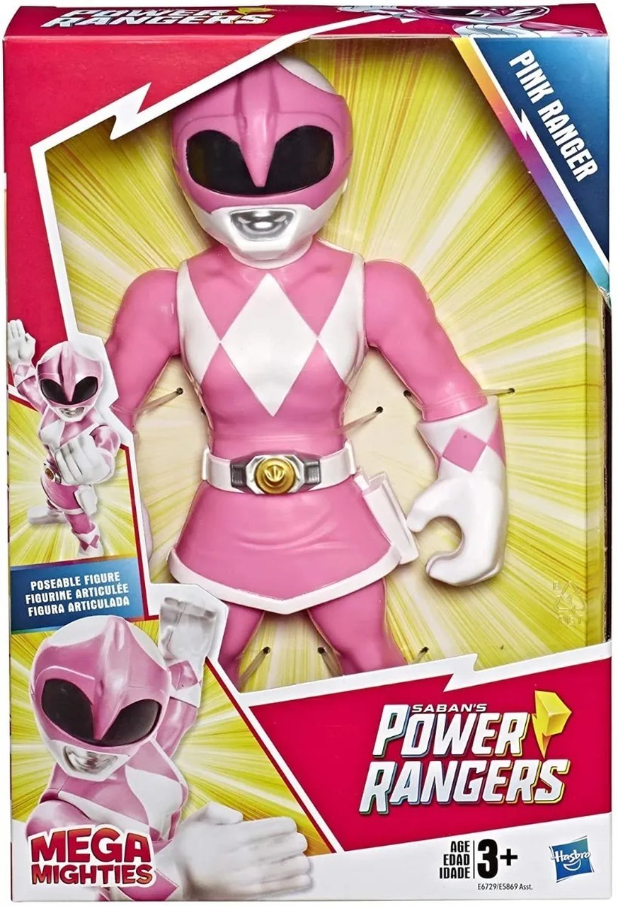 Boneco Power Rangers Rosa Mighties 25cm - Hasbro