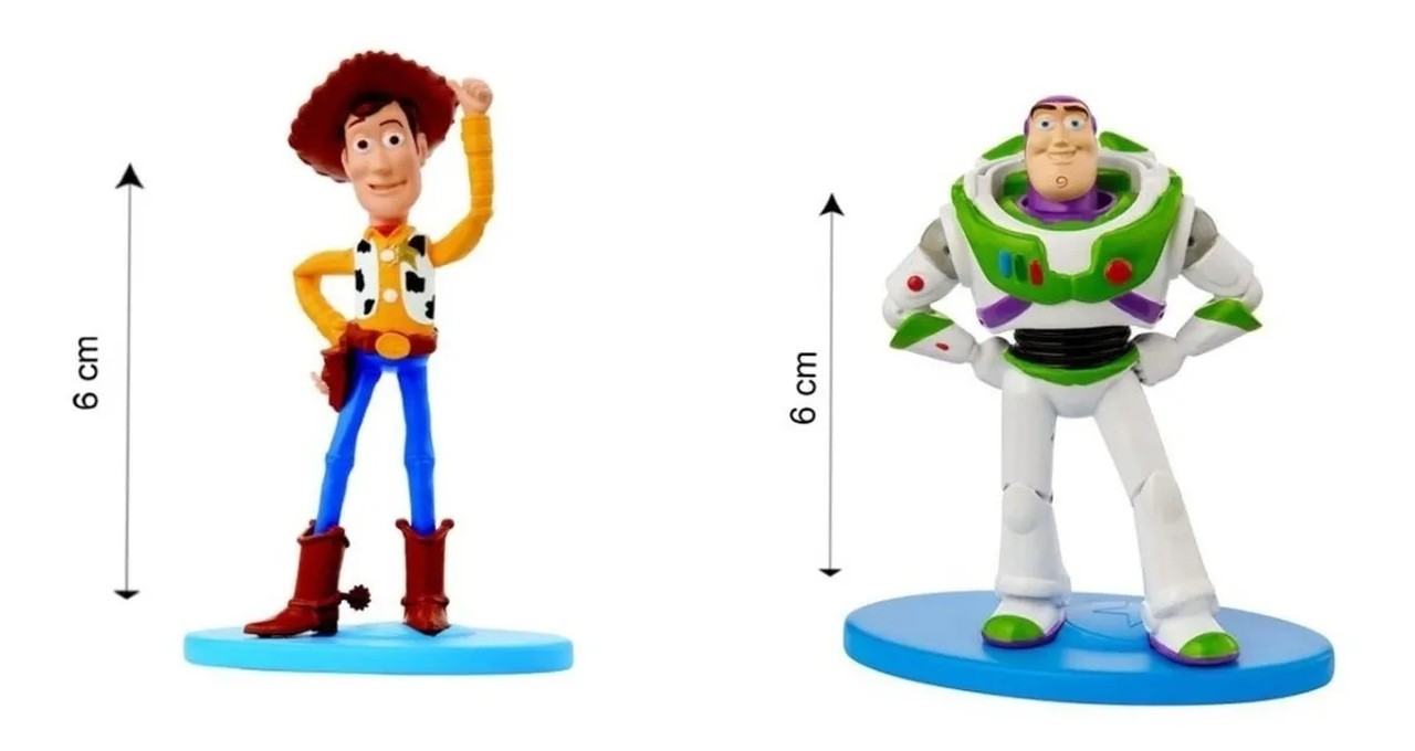 Bonecos Toy Story 4 Kit Woody E Buzz 6 Cm - Mattel