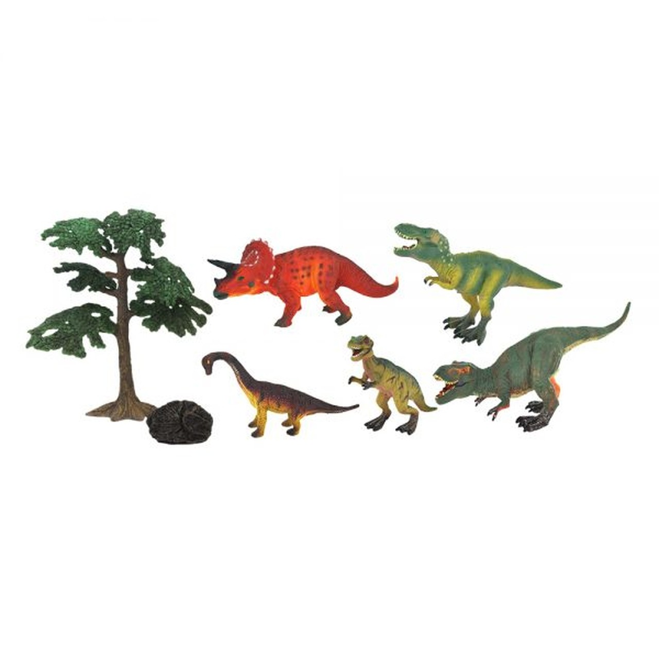 Coleção Infantil Mundo Dos Dinossauros Modelo 2 DmToys 5770