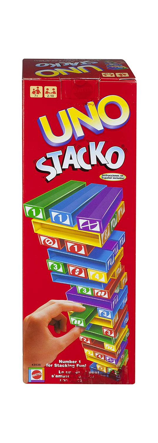 Jogo Uno Stacko Colorido 45 Peças Original - Mattel