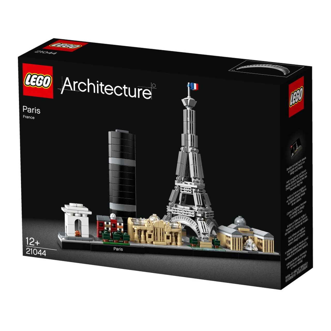 Lego Arquitetura Paris Torre Eiffel 649 Pcs Original - 21044
