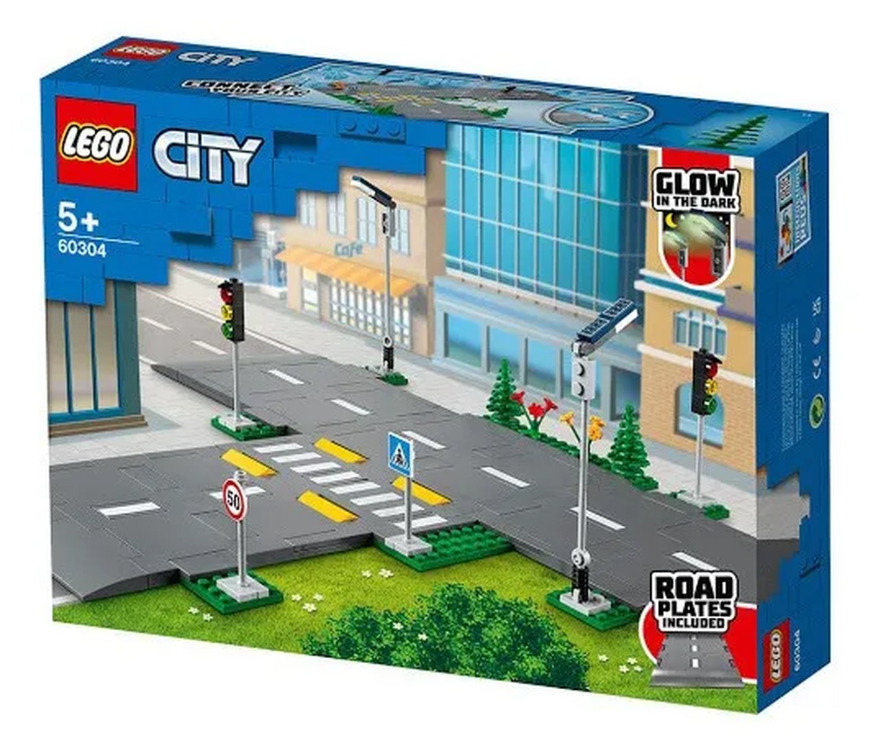 Lego City Cruzamento De Avenidas 112 Peças - Lego 60304