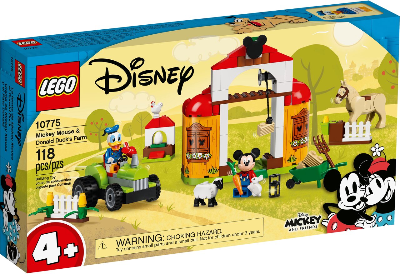 Lego Disney Fazenda Do Mickey Mouse 118 Peças - 10775