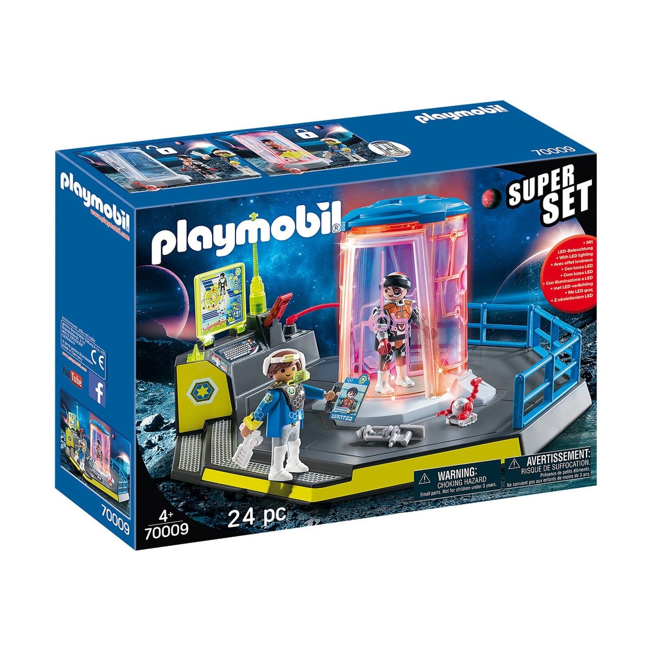 Playmobil Superset Policia Galactica 24 Peças - Sunny 70009