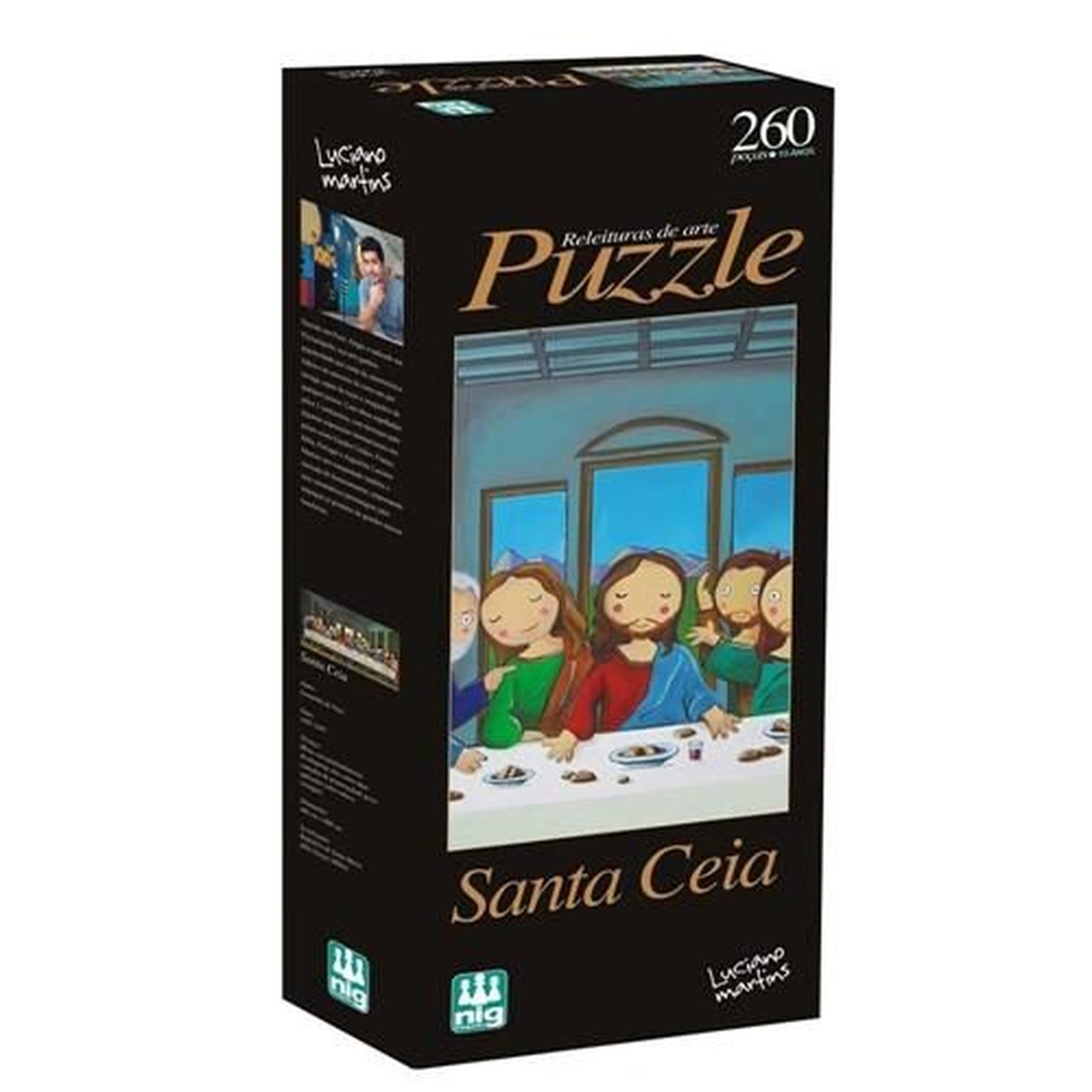 Quebra Cabeça Santa Ceia 260 Peças Puzzle - Nig 0576