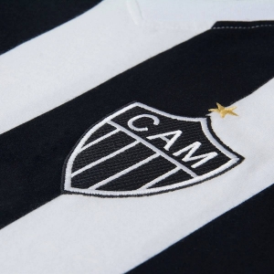 Camisa Atlético Mineiro Retrô 1983 Éder Juvenil Infantil Unissex