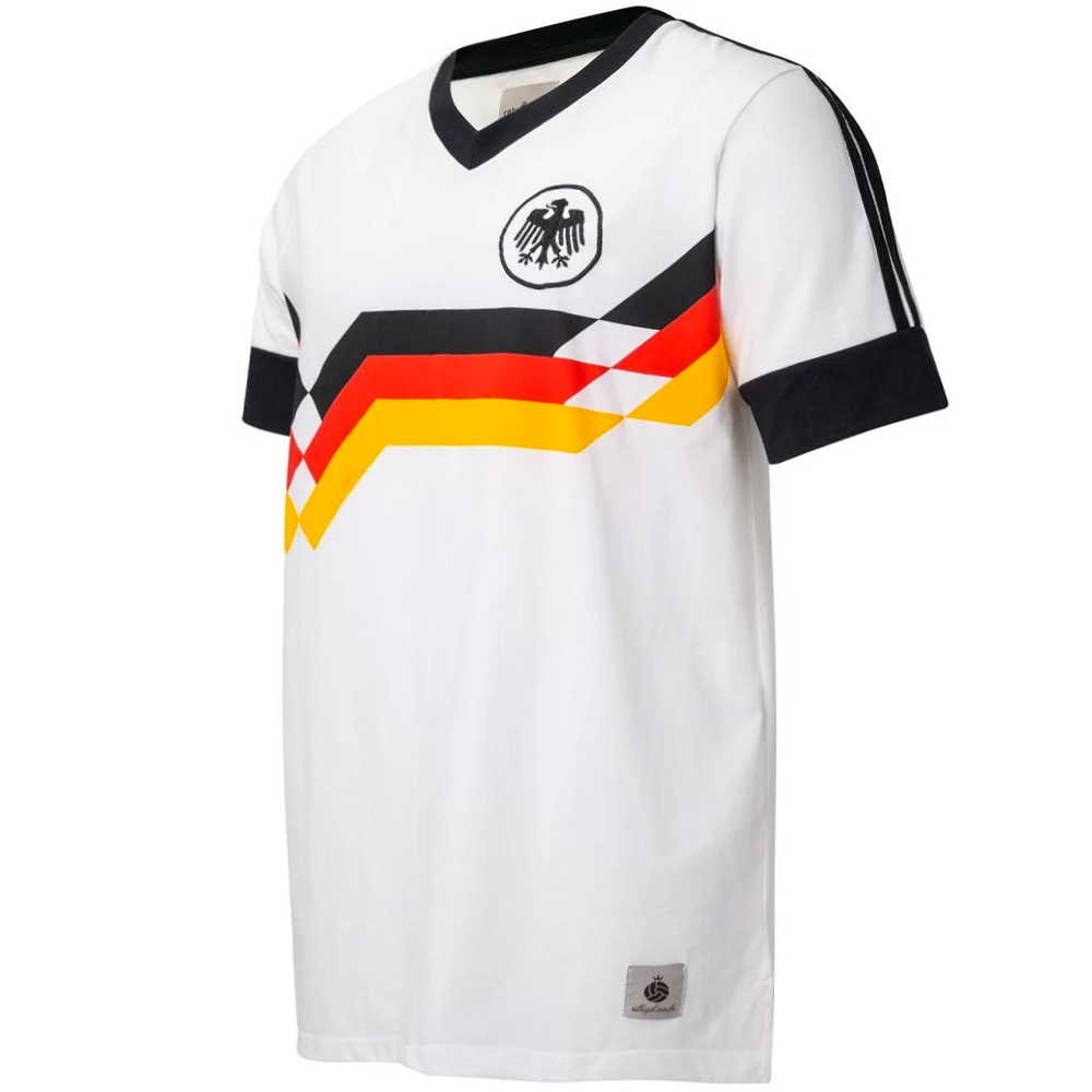Camisa Alemanha Plus Size Retrô 1990 Masculina