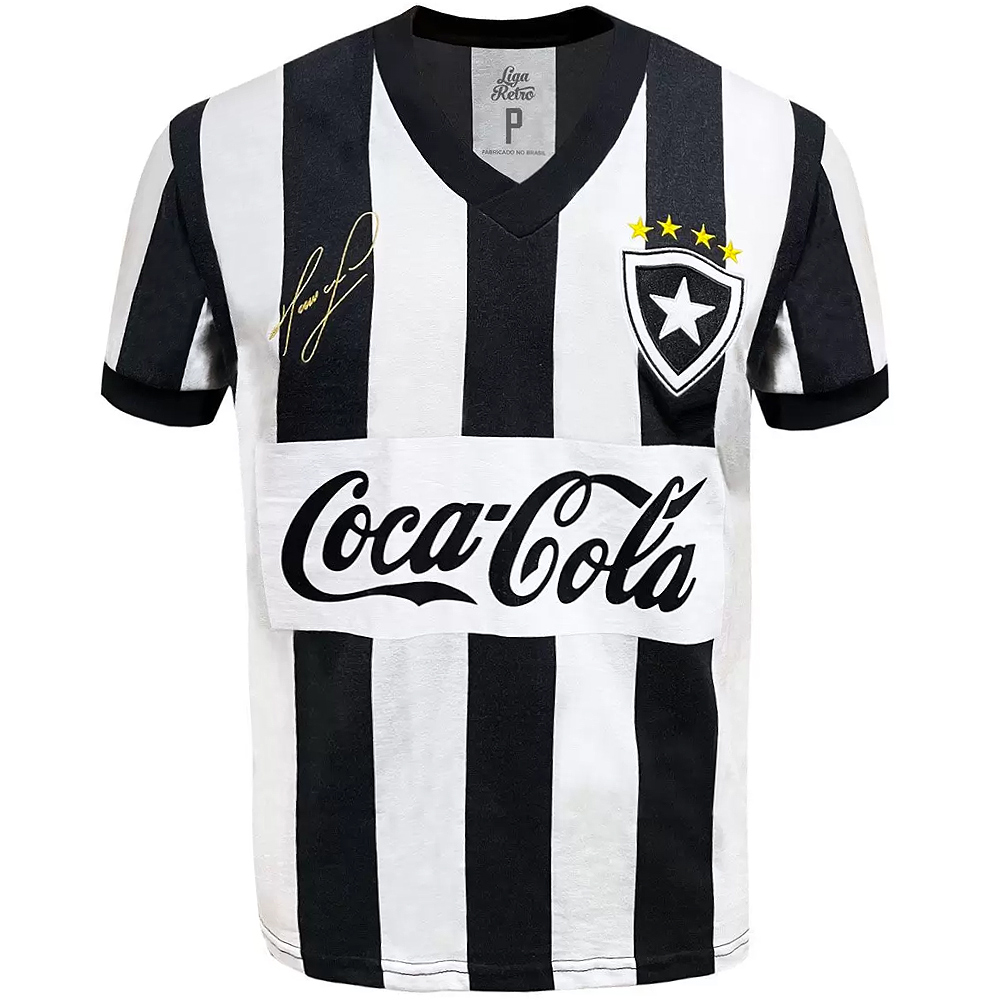 Camisa Botafogo Maurício 1989 Liga Retrô Masculina