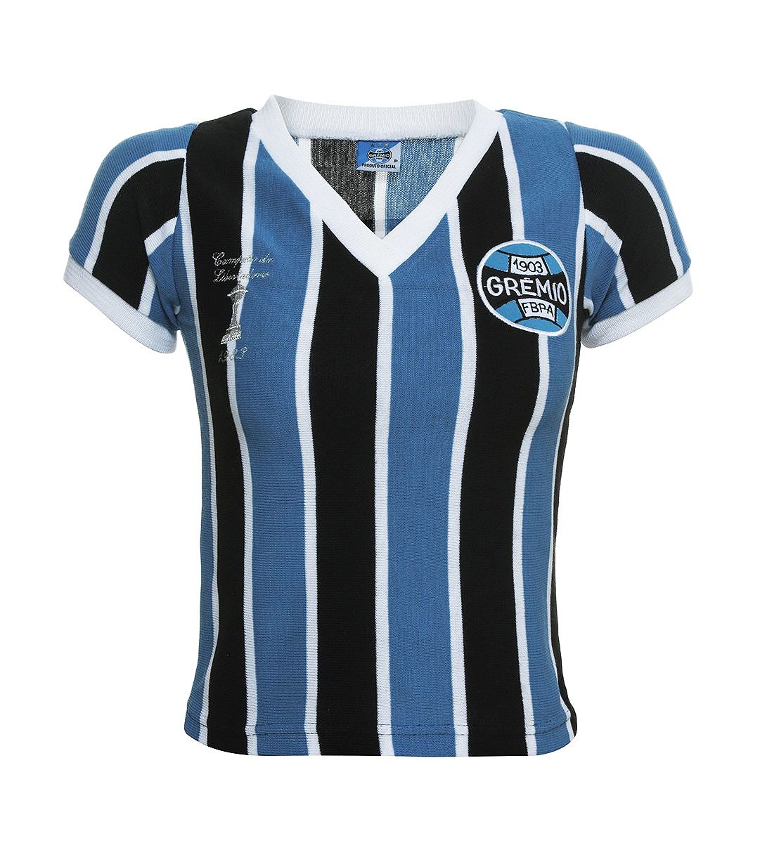 Camisa Retrô Grêmio 1983 Infantil Feminina
