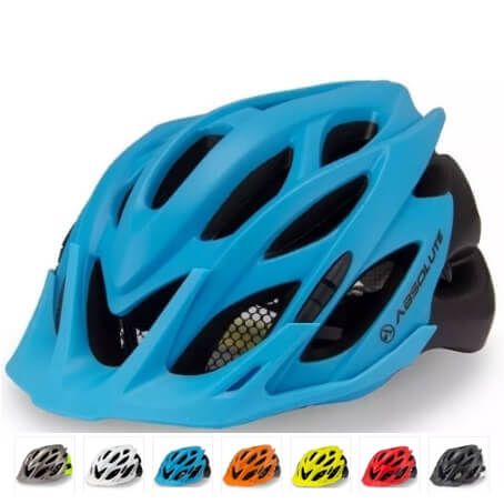Capacete Ciclismo Viseira /sinalizador led/ Absolute Wild G