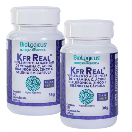 Combo Kefir Real - Zinco, Selênio, Vitamina C e Ácido Hialurônico - REFORÇO PARA IMUNIDADE - para 2 meses