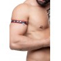 Bracelete Masculino Para Biceps em 100% Couro 