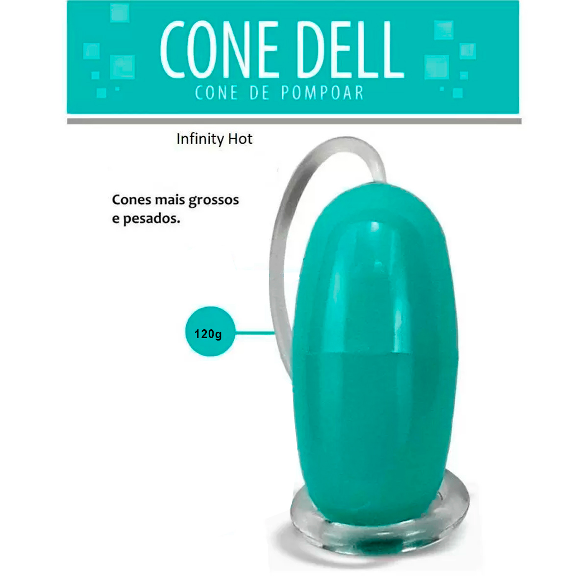 Cone Dell Pompoar 120g Hot Flowers - Peridell