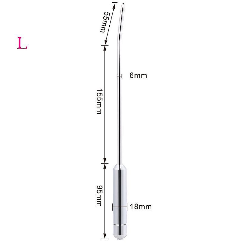 Kit Plug Dilatador Pênis Uretral em Aço Catéter Sonda 30,5cm