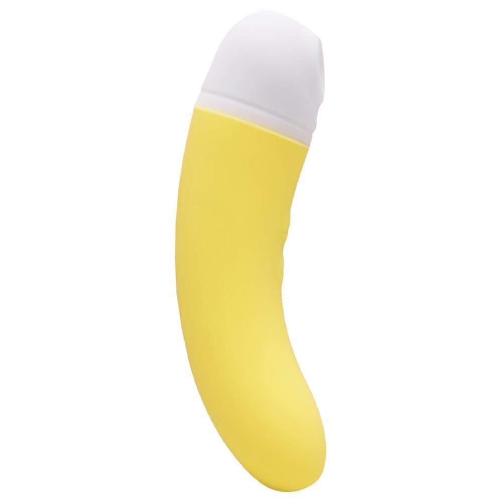 Vibrador Ponto G Sugador de Clitoris Formato em Banana