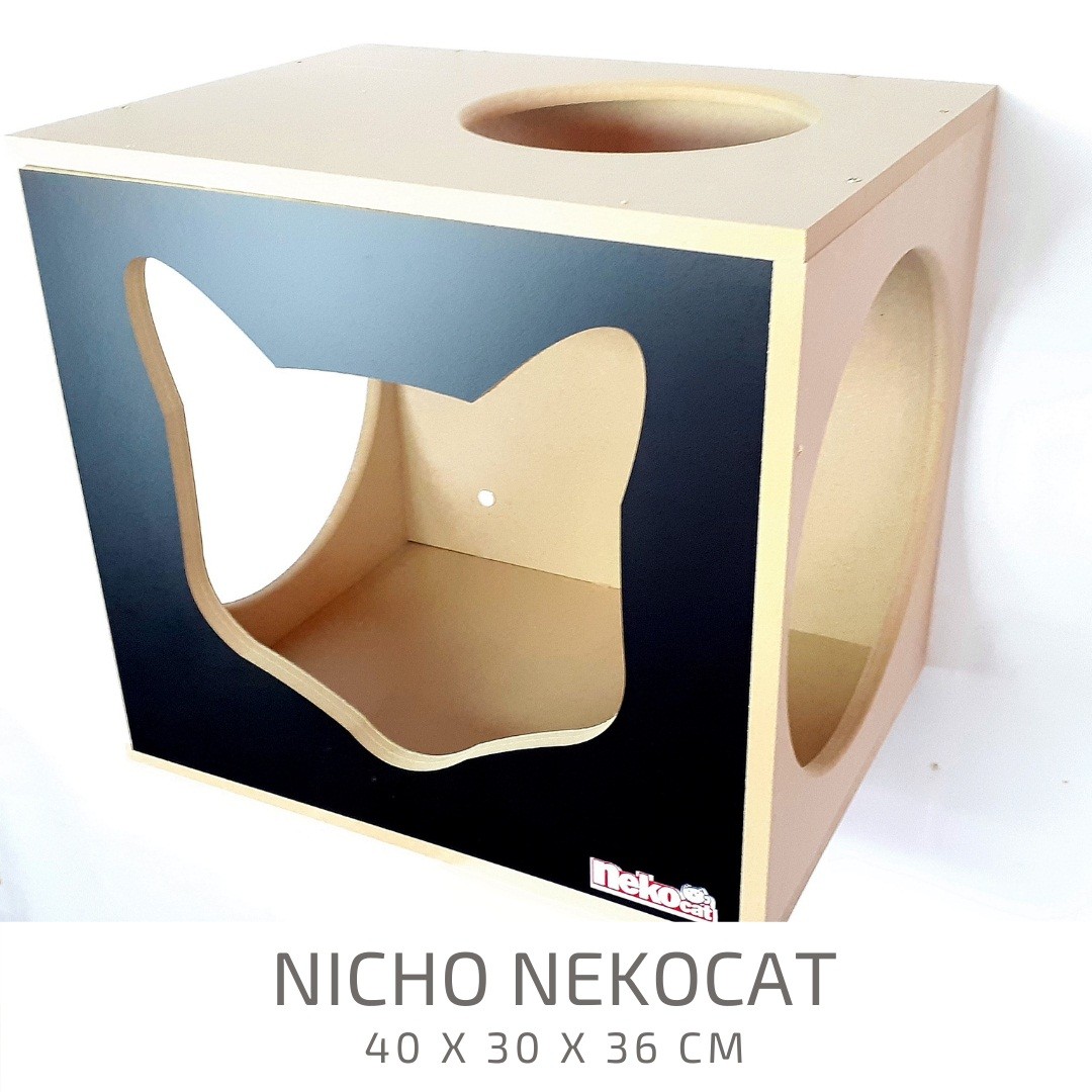 Kit Play Gatos Nicho Step Face Cat Ponte Arranh 5pcs