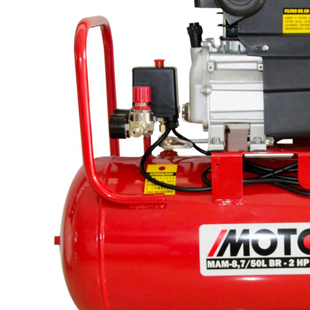 Motocompressor De Ar Motomil Mam/10 50l P/ Pintura 2,5 Hp
