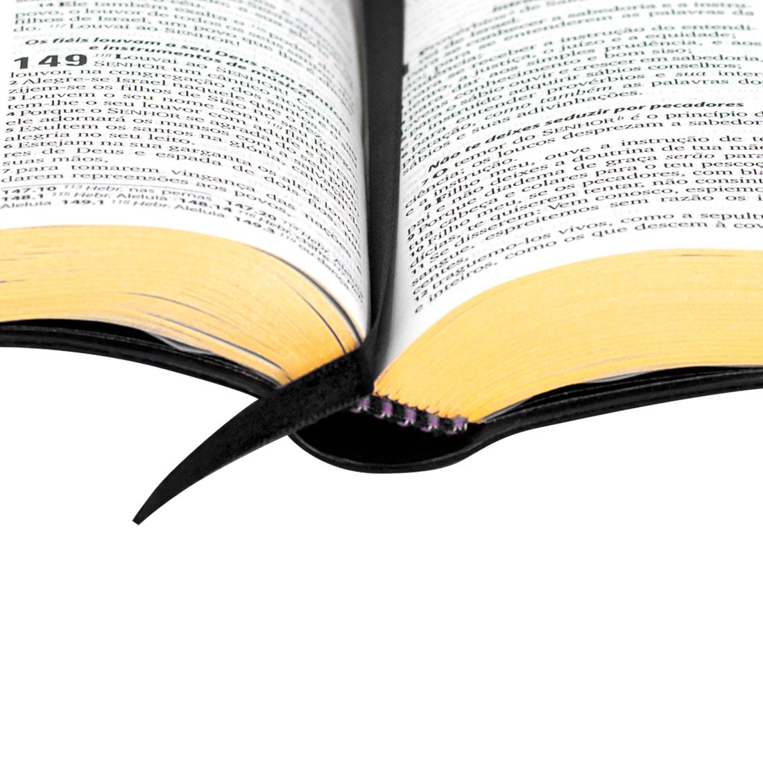 Bíblia Sagrada Evangélica Com Harpa Letra Grande Palavras Jesus Vermelho Capa Preta