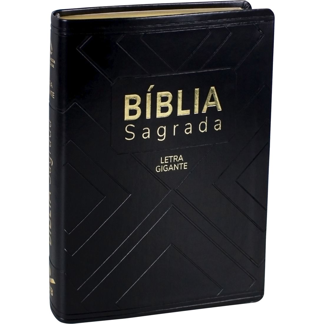 Bíblia Sagrada Evangélica Letra Gigante Capa Luxo Preta