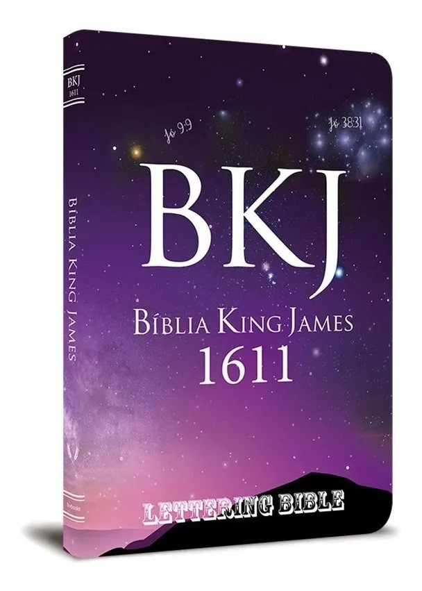 Bíblia Sagrada King James 1611 Lettering Bible Capa Jovem Universo