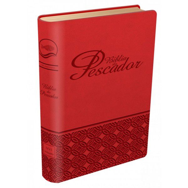 Kit Bíblia do Pescador Dr Diáz Pabón NVI Capa Luxo Vermelha + Manual Essencial da Bíblia SBB