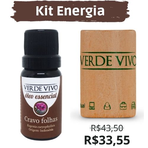 Kit Energia Aromaterapia Verde Vivo